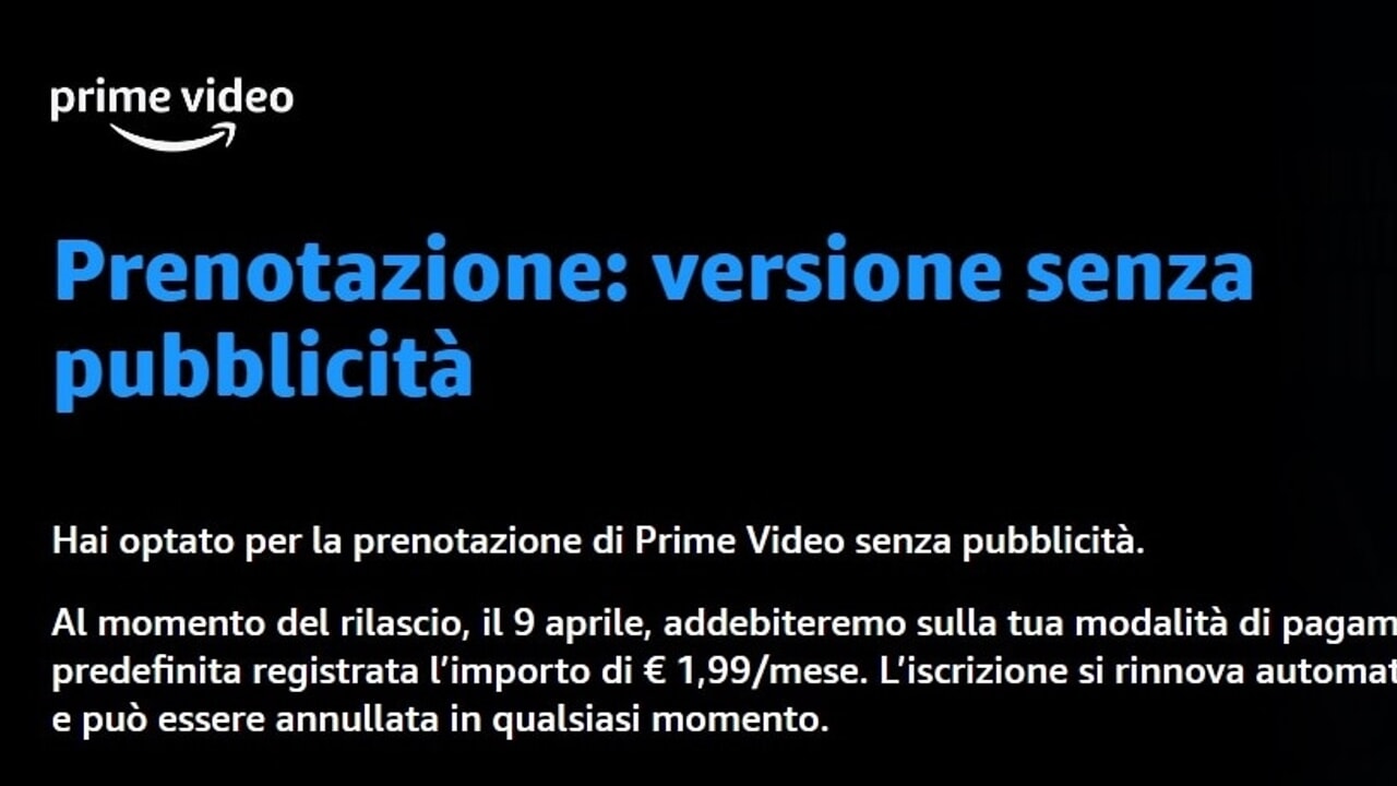 La publicité arrive aussi sur Prime Video : ceux qui ne veulent pas de publicité doivent payer