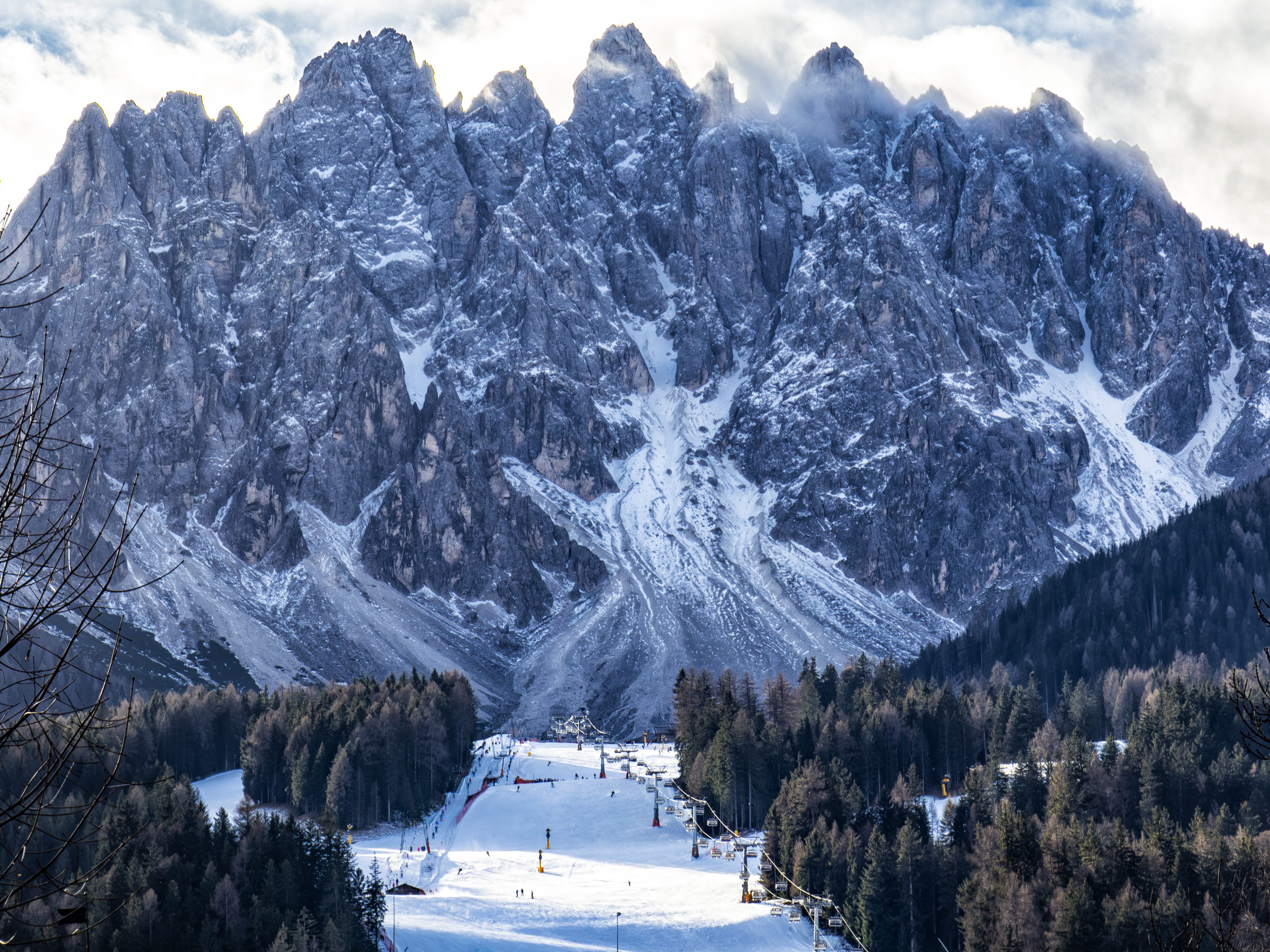 impact de la construction des pistes de ski