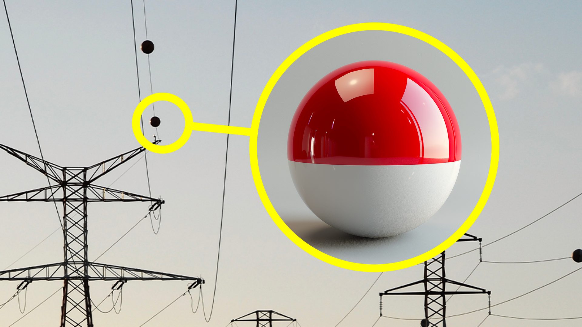 sfere cavi alta tensione