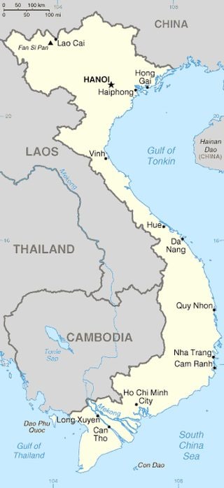 Carte du Viêt Nam