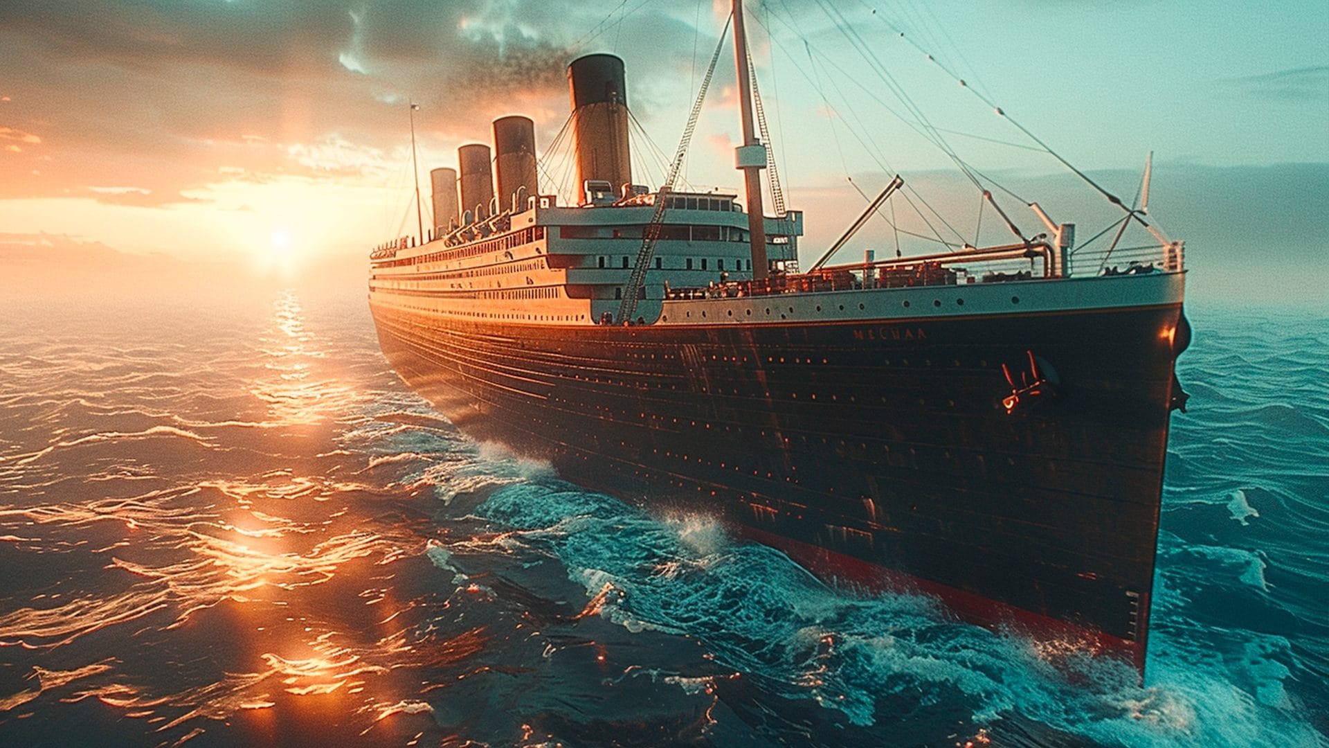 titanic come era fatto