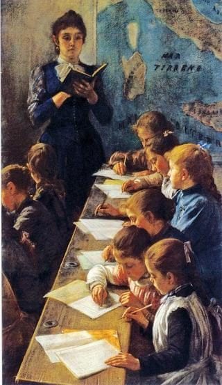 La dictée (peinture de 1891)