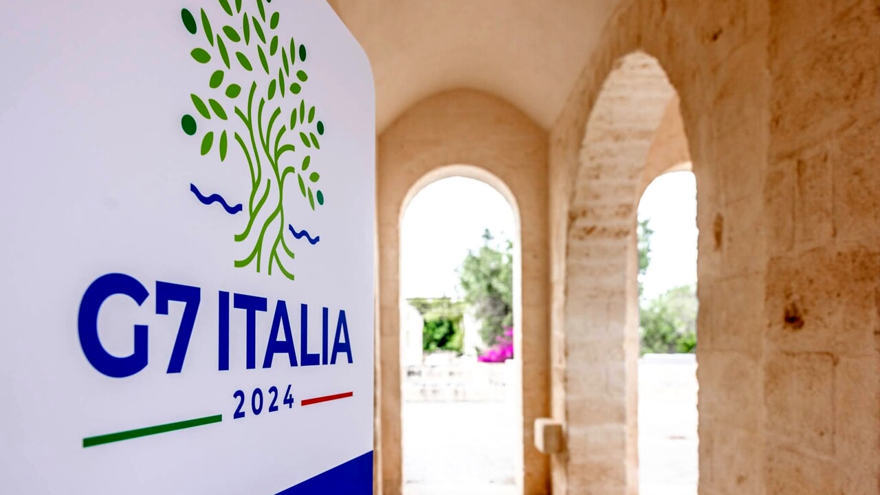 Avec Meloni, le premier G7 de l'histoire à faire la publicité d'une marque