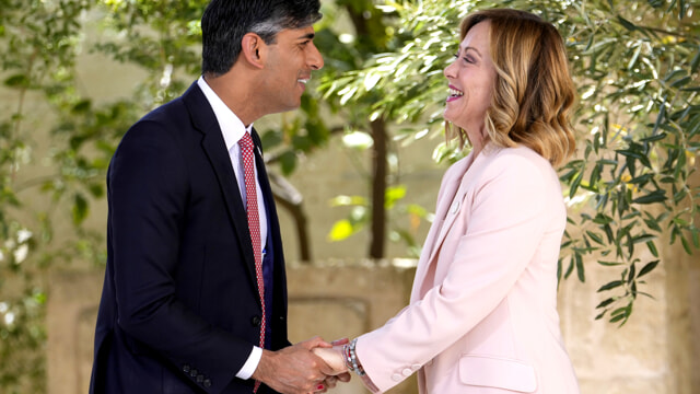 G7, Giorgia Meloni accueille les "grands" du monde (Photo LaPresse)