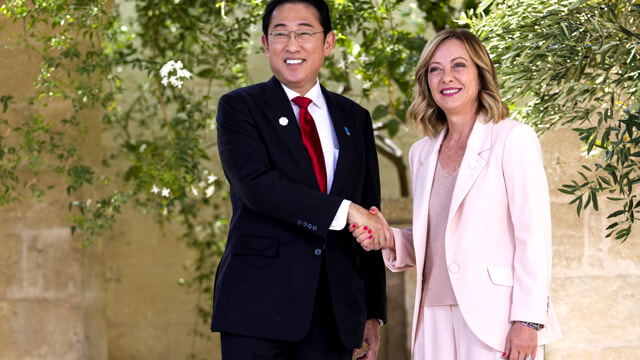 G7, Giorgia Meloni accueille les "grands" du monde (Photo LaPresse)