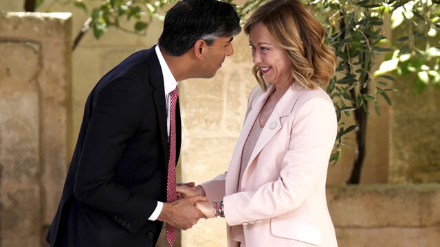 G7, Giorgia Meloni accueille les "grands" du monde (Photo LaPresse)