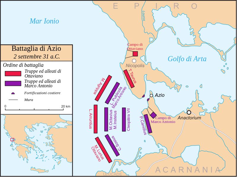 La Bataille d'Actium (crédits Neq00)