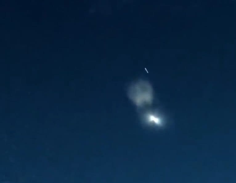 luci sud italia spacex