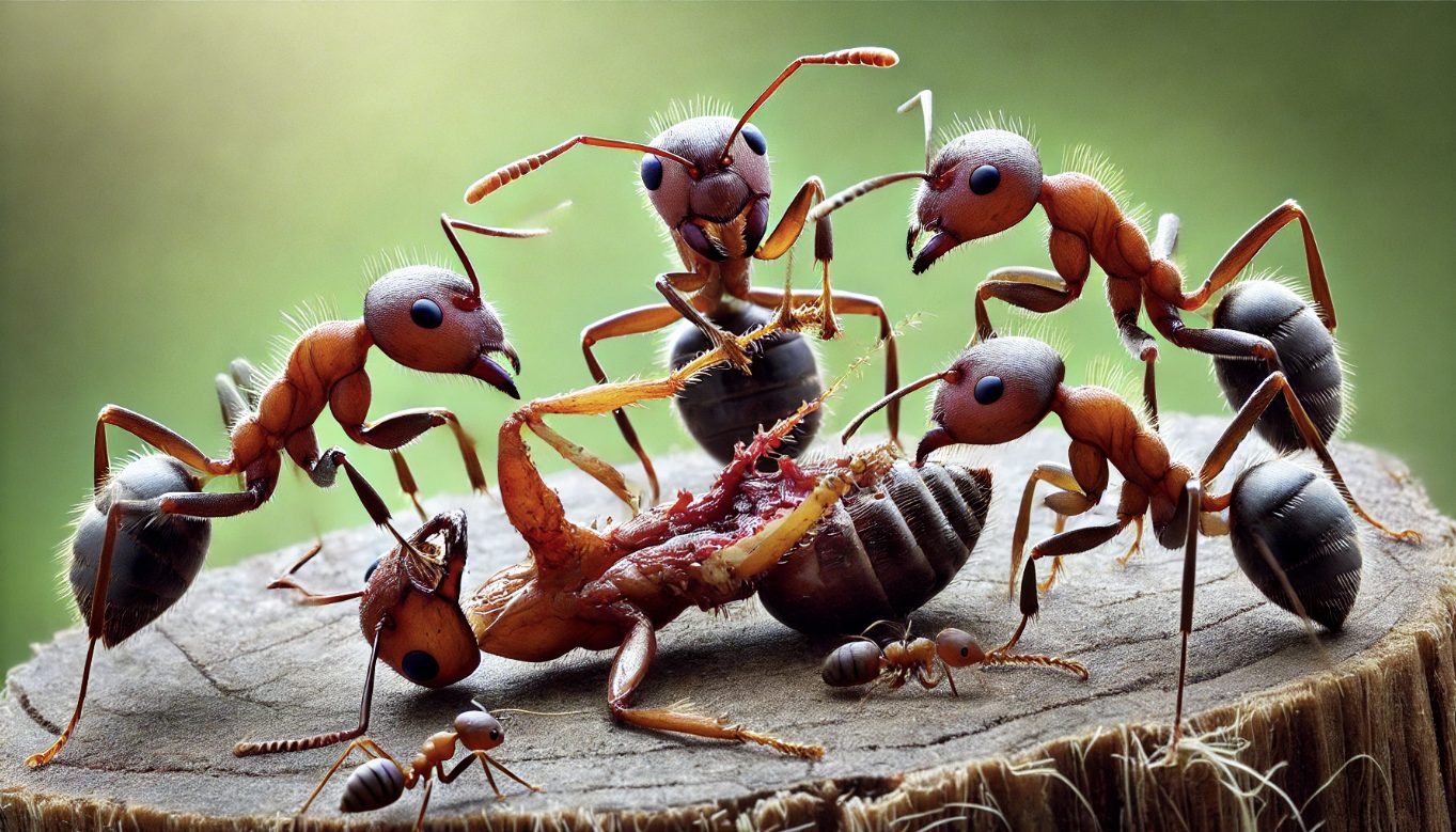 Chirurgie des fourmis amputant des membres