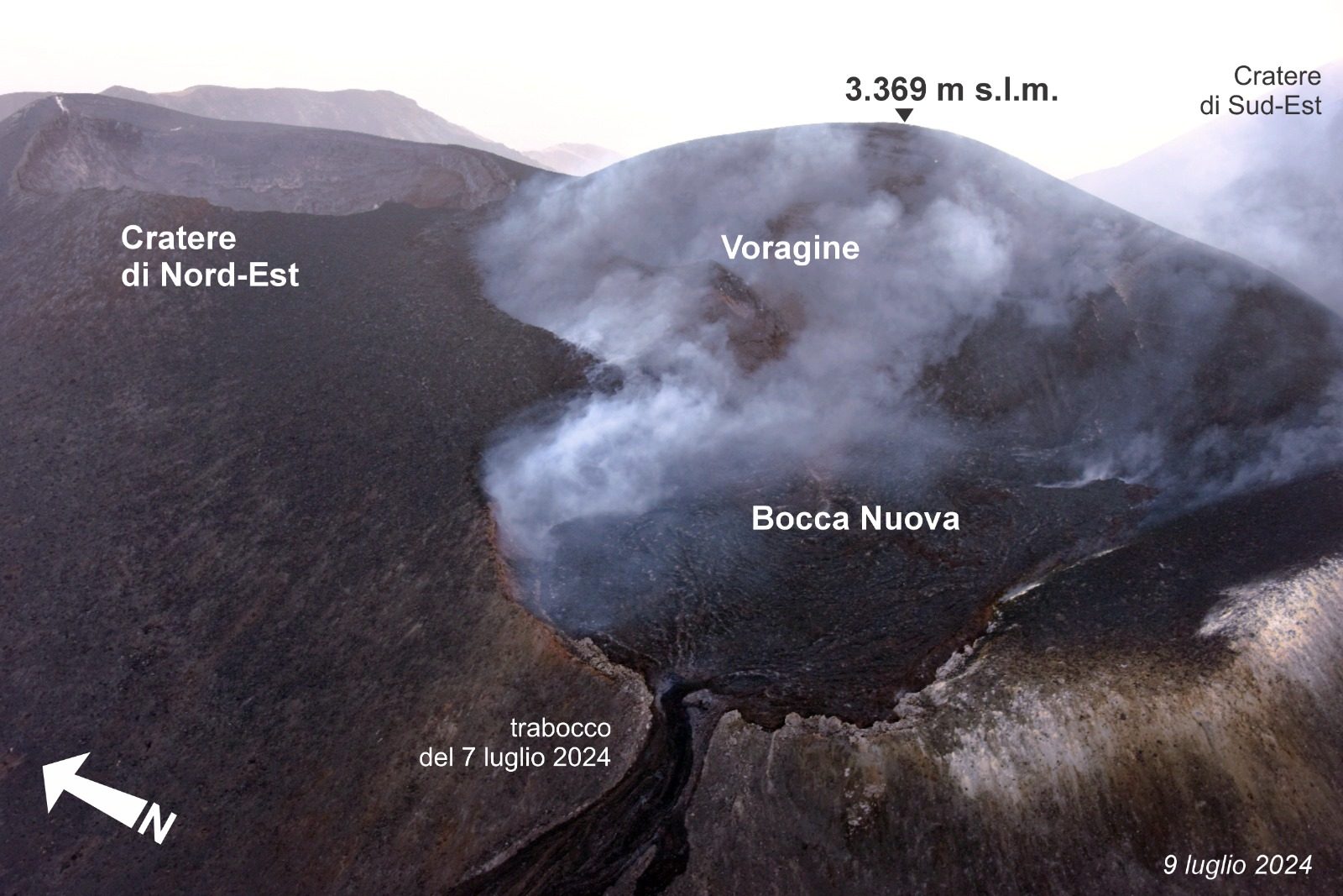 nuova vetta Etna