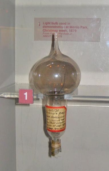 L'ampoule d'Edison