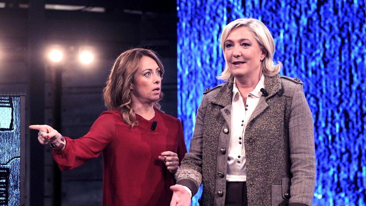La victoire de Le Pen affecte donc les ambitions de Meloni