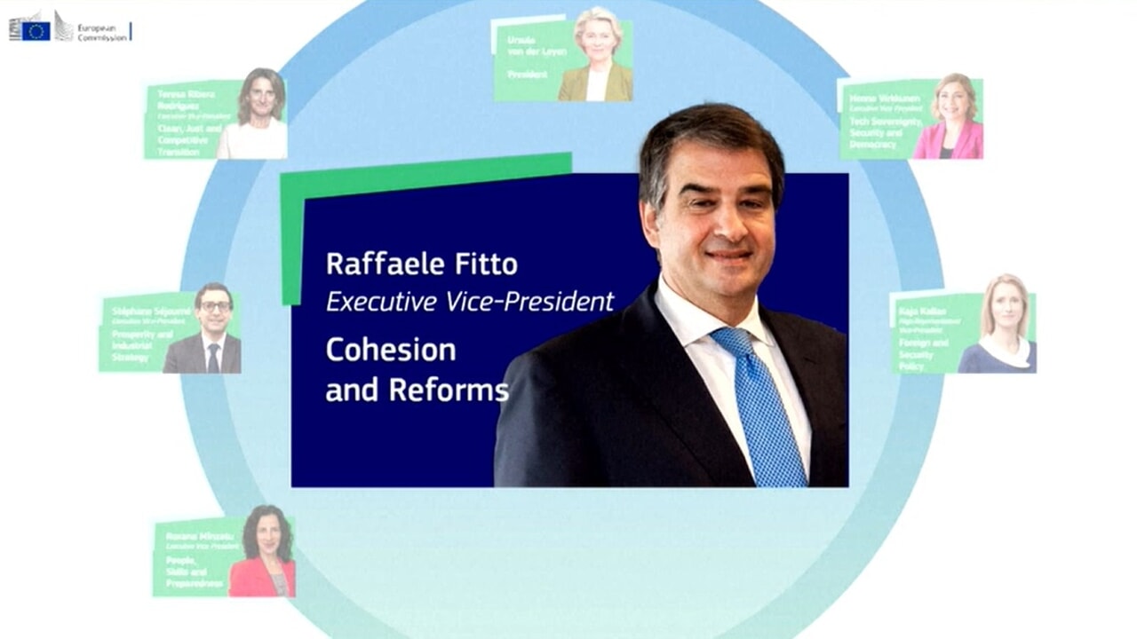 Raffaele Fitto est le nouveau vice-président de la Commission européenne