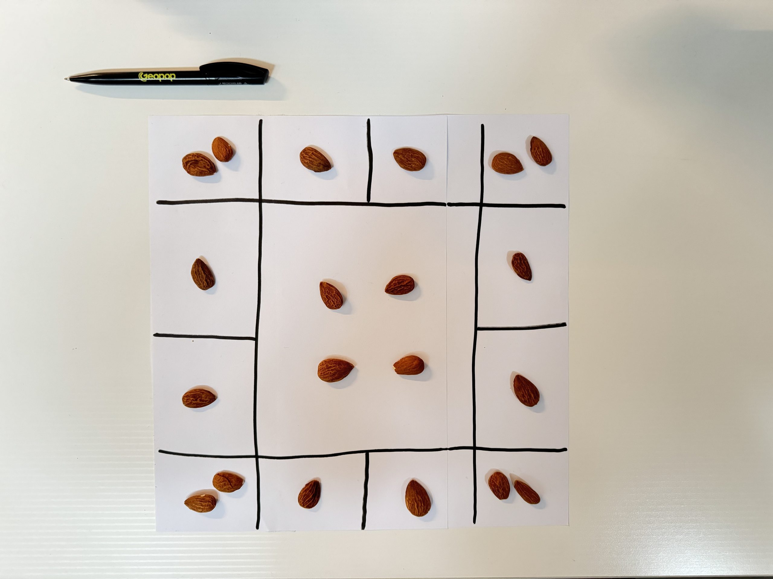 gioco mandorle scompaiono paradosso