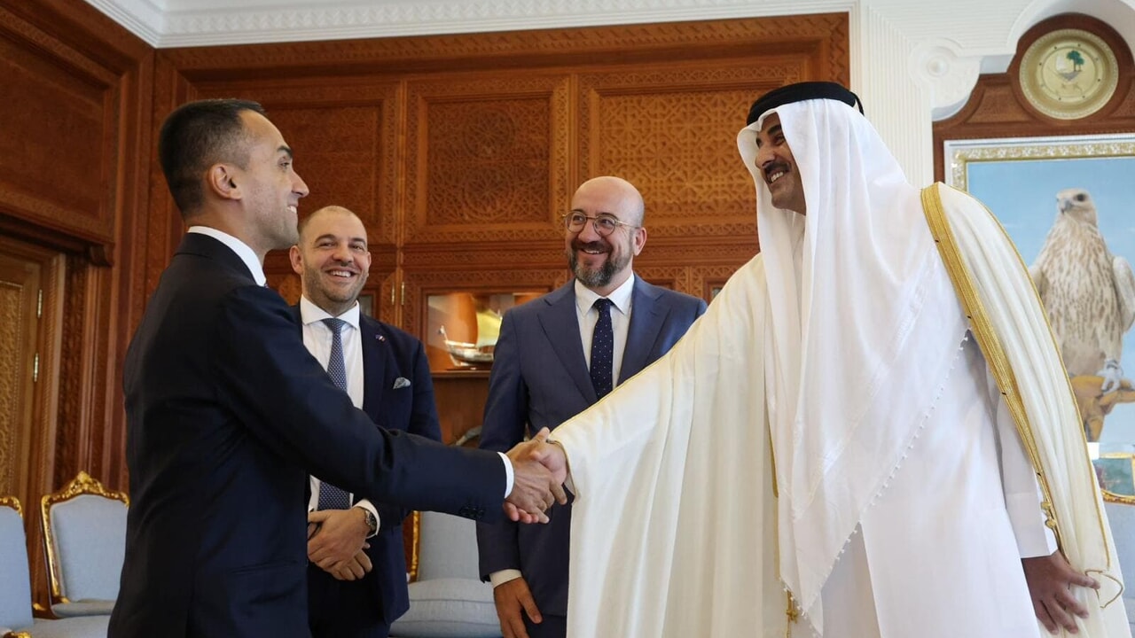 Di Maio arrive au grand rendez-vous : le sommet de l'UE avec les pays du Golfe