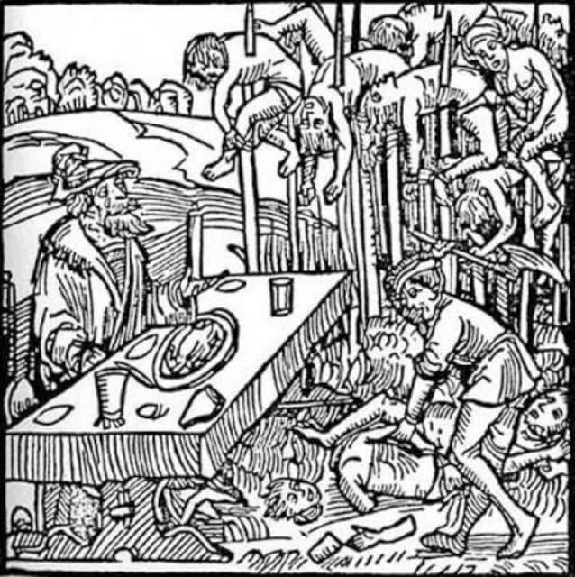 Vlad III et l'empalement. Impression de l'époque
