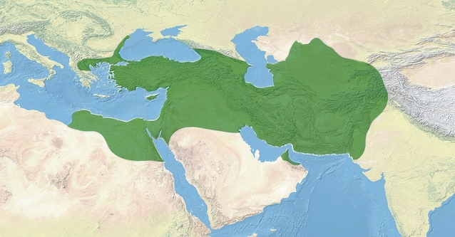 Achéménide_Empire_cylindrical_projection
