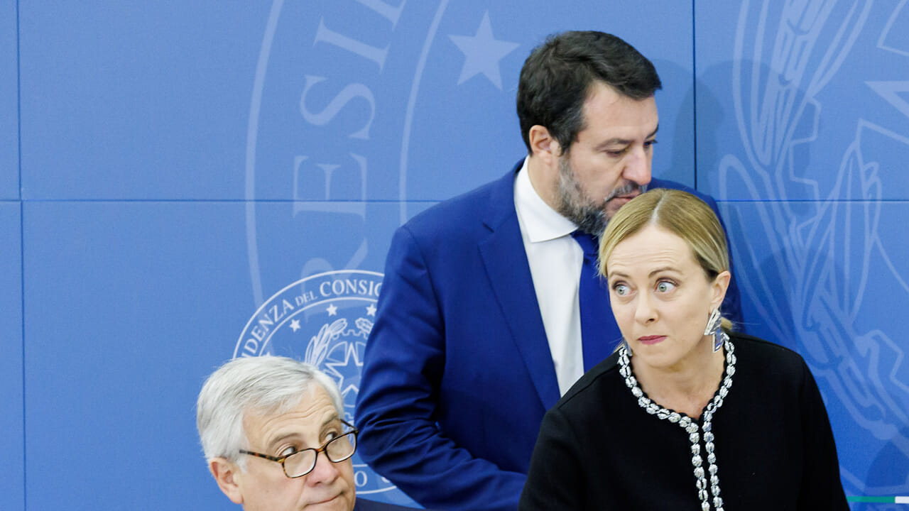 Pas de crise gouvernementale, entre les deux justiciables Giorgia s'en régale