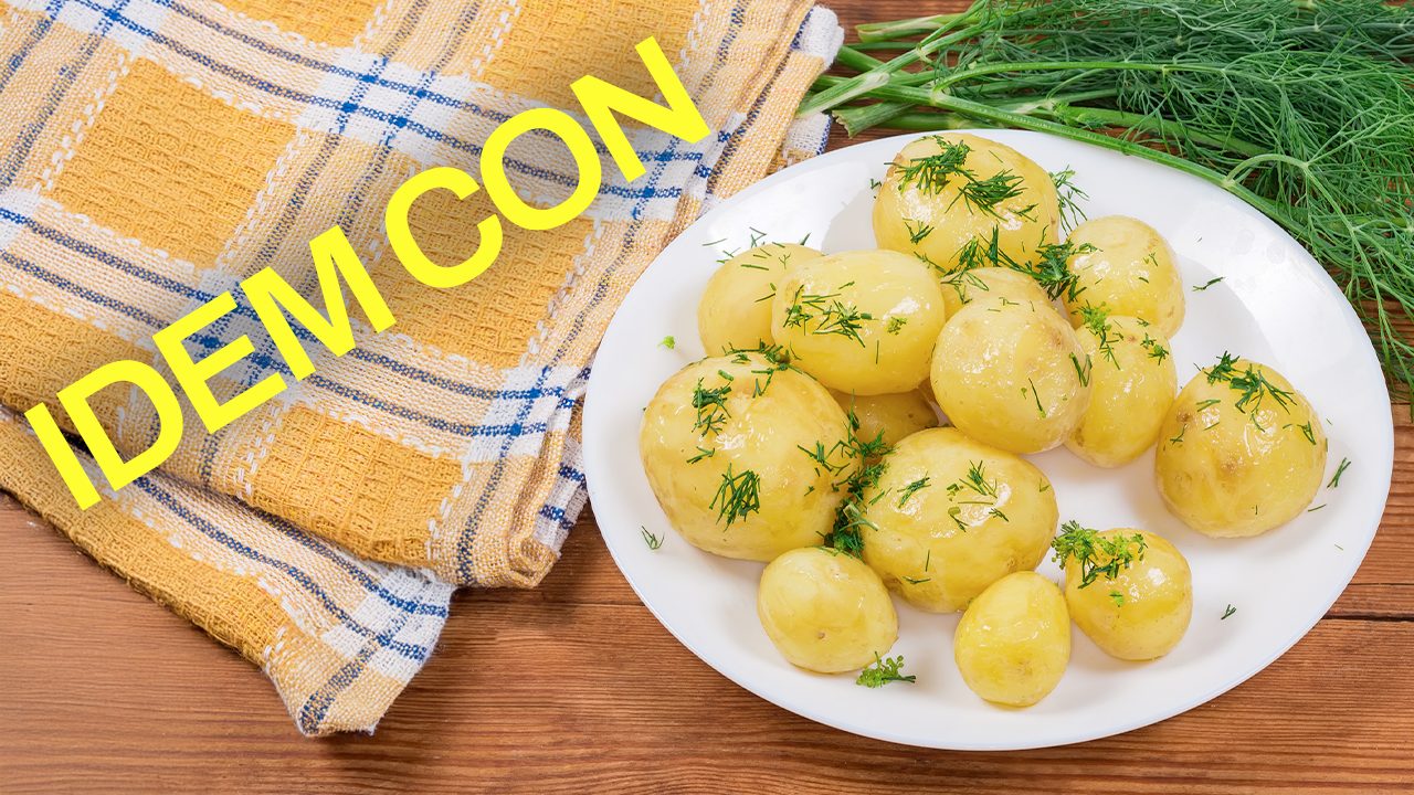 idem con patate origine espressione