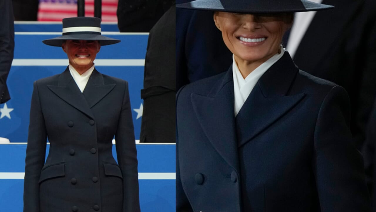 Melania Trump, que se cache-t-il derrière le look de la première dame le jour de l'investiture