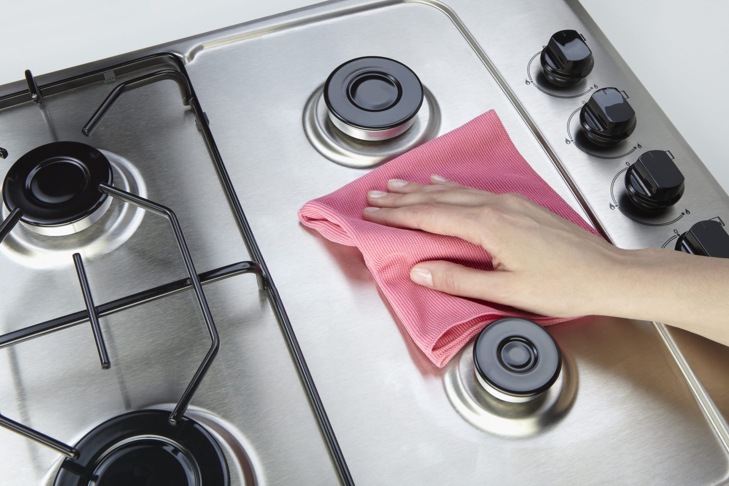Acciaio inox pulizia