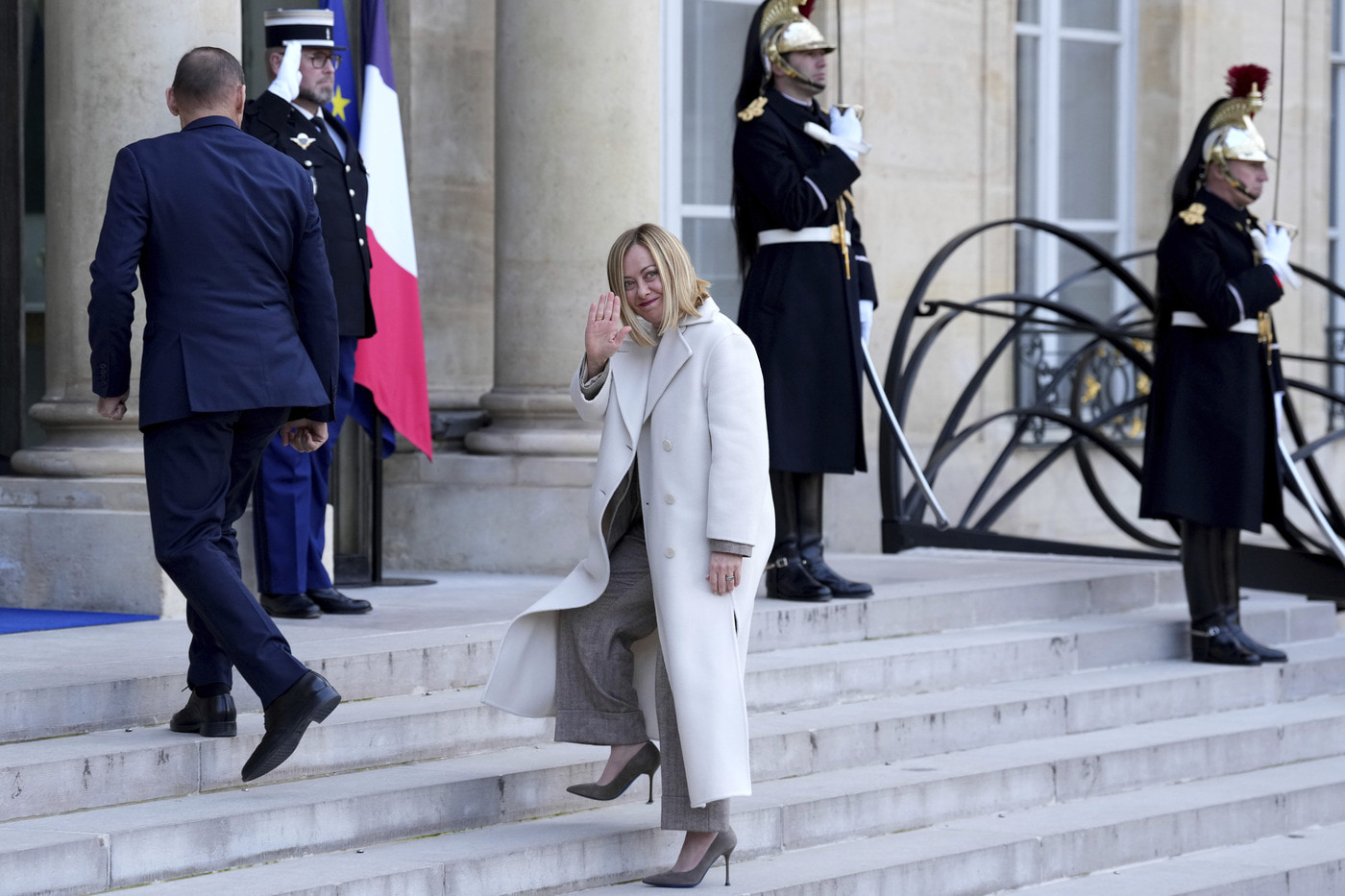 Premier Giorgia Meloni au sommet de Paris sur l'Ukraine - Photo Lapresse