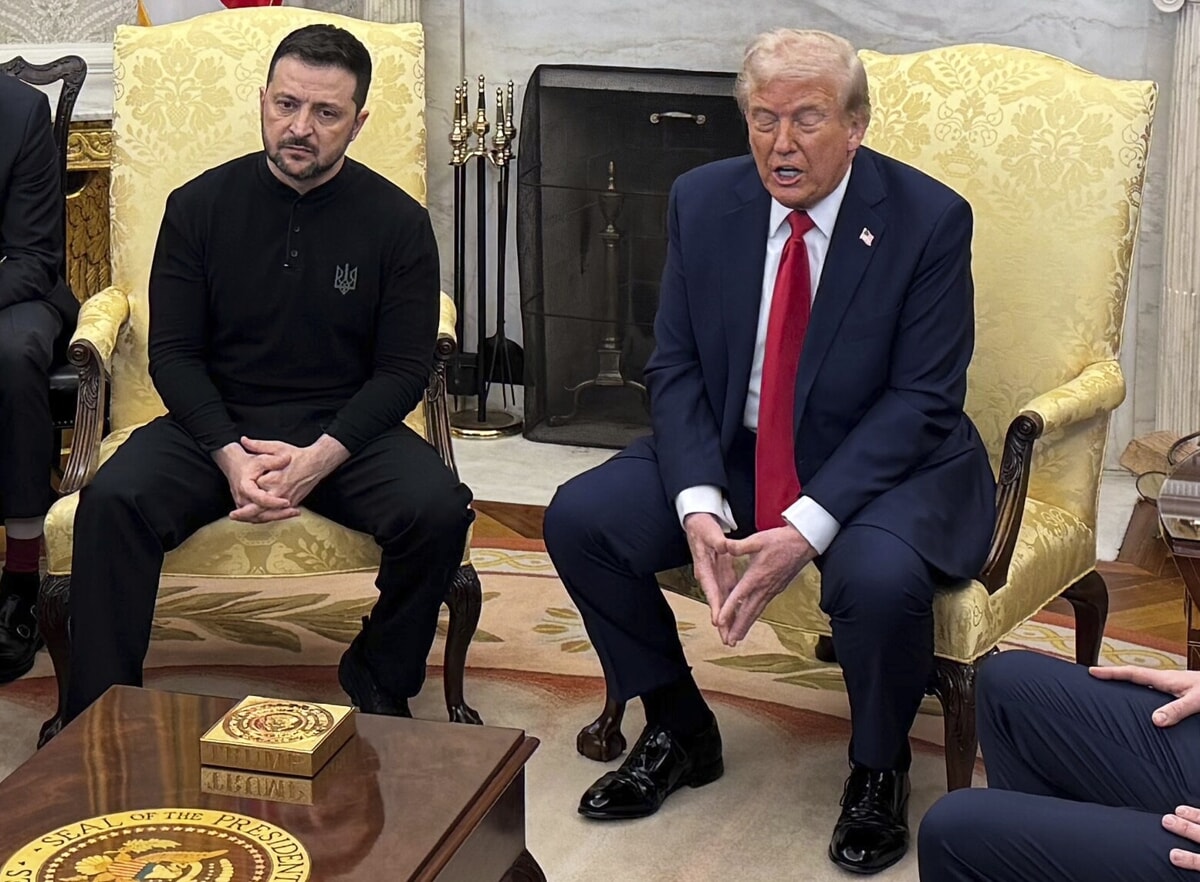 Zelensky Trump 28 février 2025 Lapresse