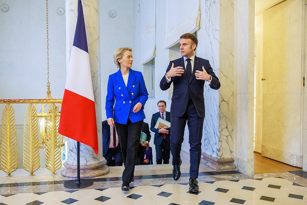Macron e Von der Leyen