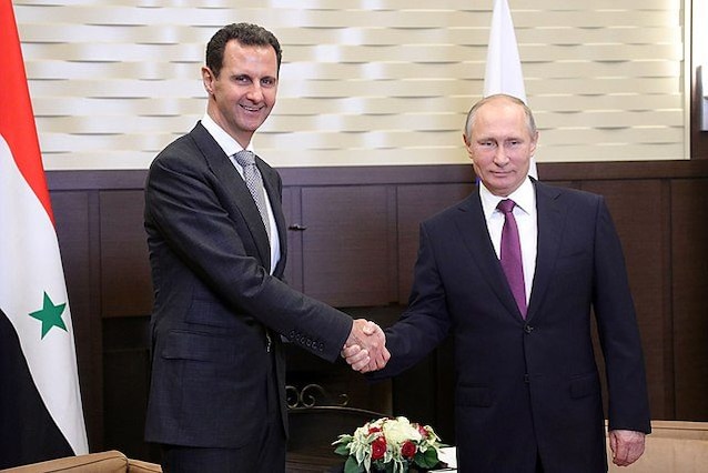 Al-Assad et Poutine