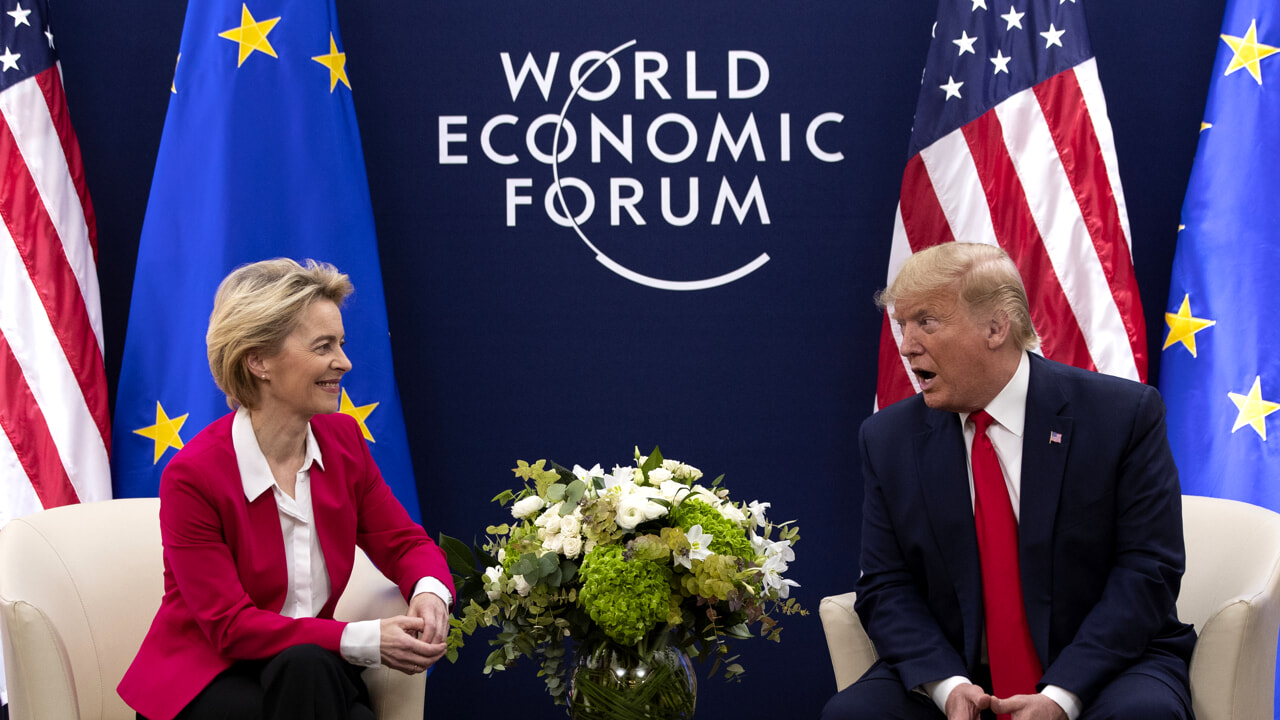 Réunion possible entre Trump et von der Leyen aux funérailles du pape François pour parler des fonctions