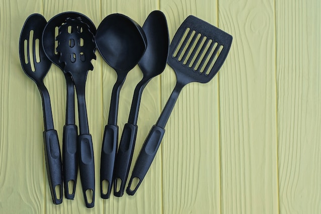 PFAS en plastique noir
