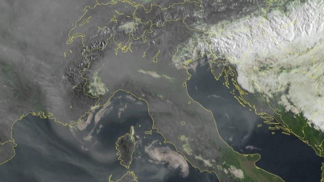 polveri sottili italia incendi canada