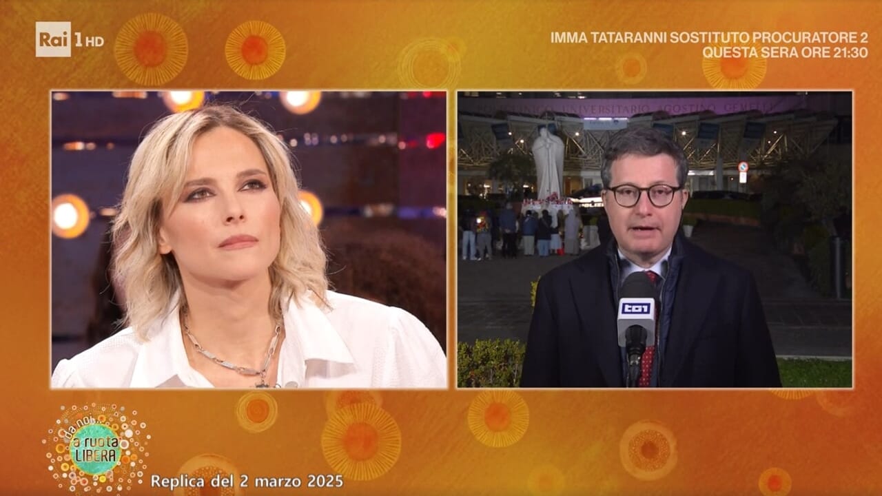 Rai 1 a diffusé des fiandini qui nous met à jour dans les conditions du pape. Les répliques méritent également le respect