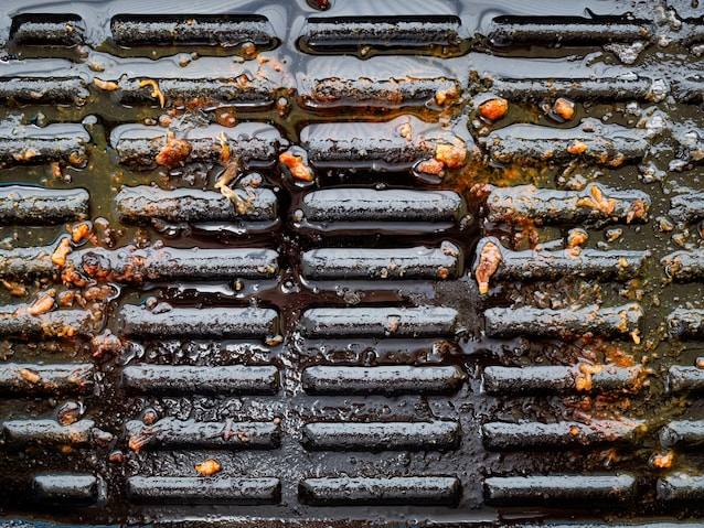 graisse grillée grillée