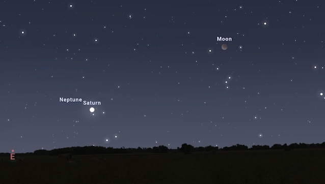 Luna et Saturno Eclisssi