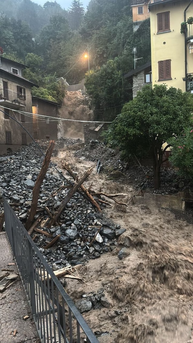 Glissement de terrain Belvio