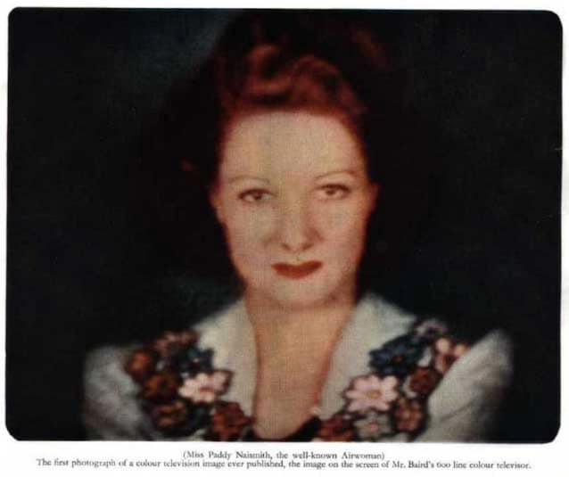 Première photo couleur Baird