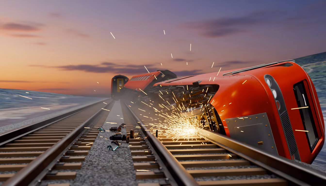 La reconstitution 3D de l'accident ferroviaire en Espagne et les causes possibles