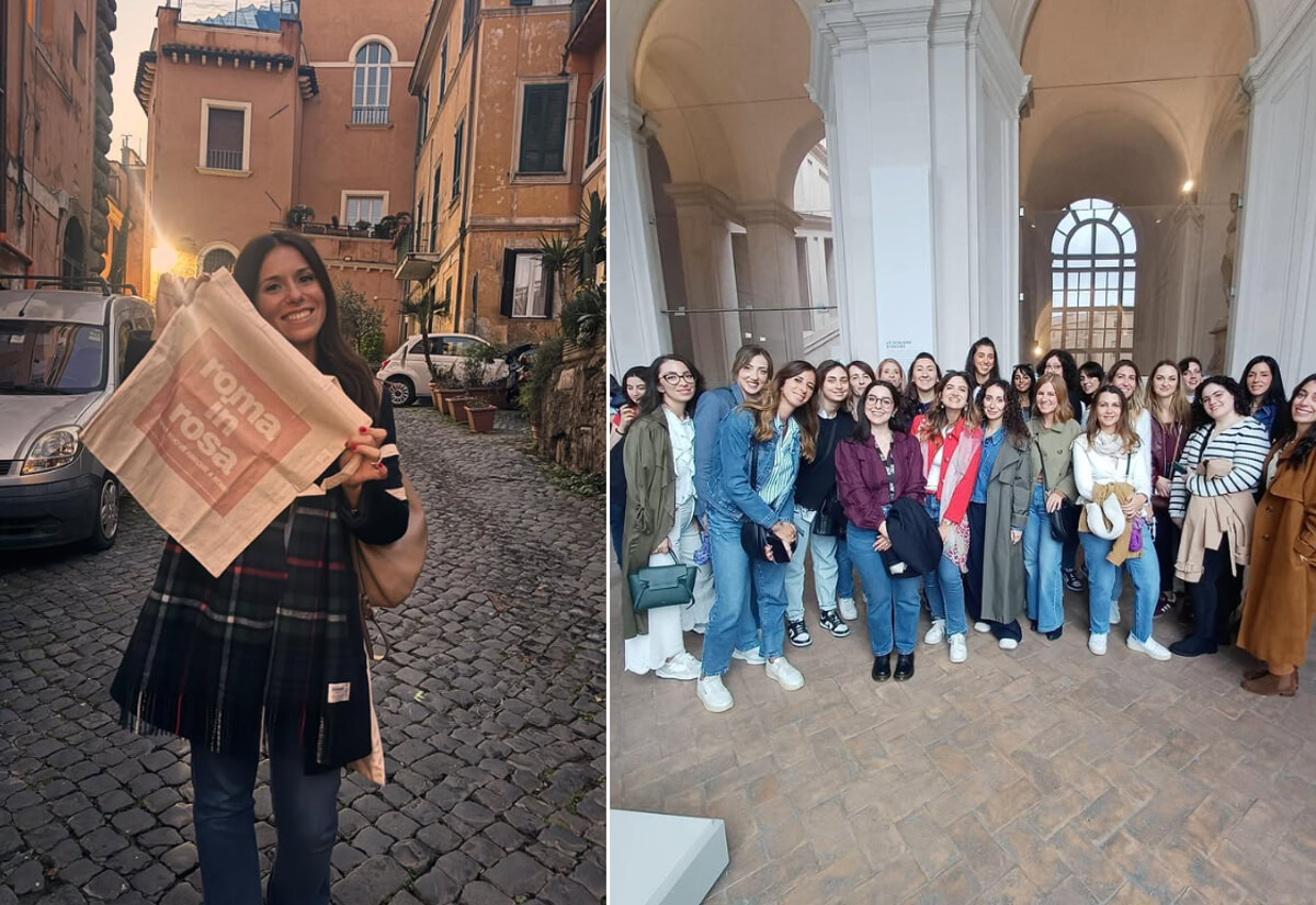 Marianna Goito de Rome en rose Marianna Goito de Rome en rose