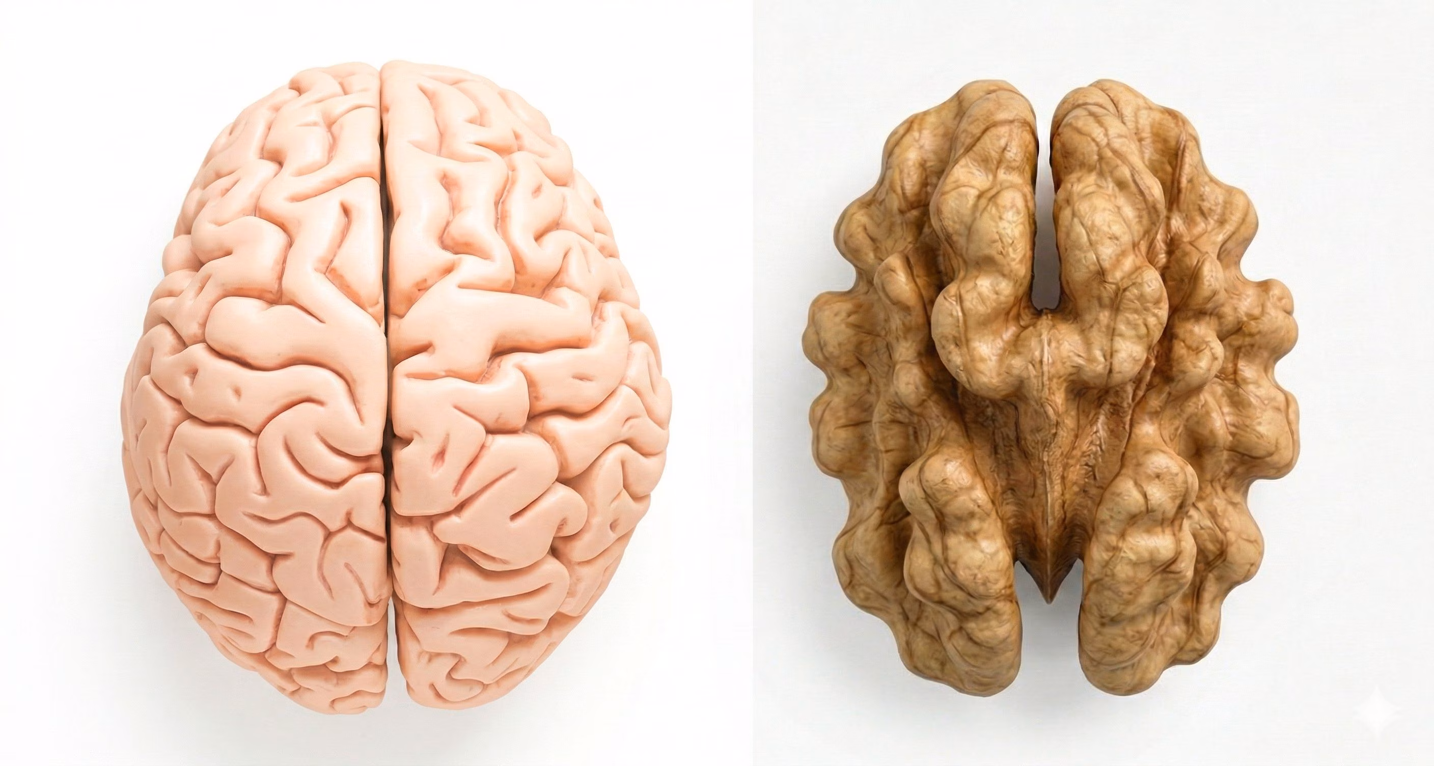 Pourquoi le noyau de noix et le cerveau humain ont la même forme : ce que dit la science