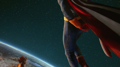 The Boys 5 - l'affiche teaser avec Homelander Patriot