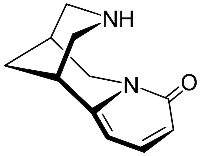 (-)-Cytisine molécule de cytisine