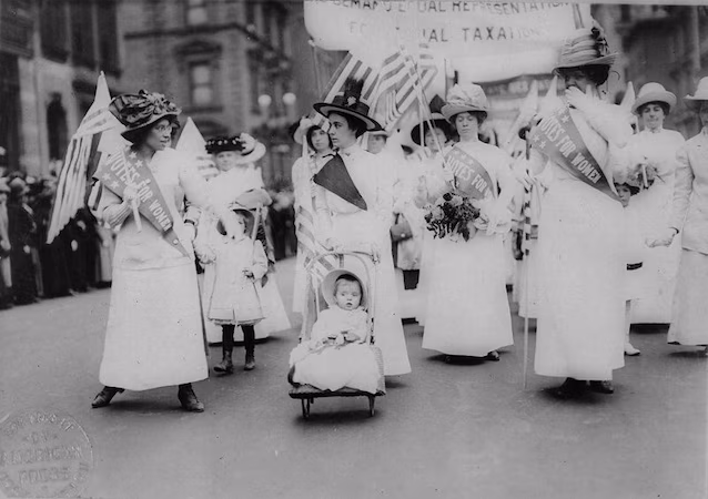 Les suffragettes aux États-Unis en 1912
