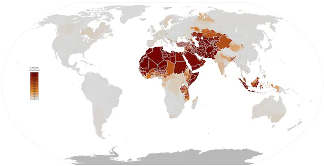 L'Islam aujourd'hui (crédit Cjohnst88 via Wikimedia Commons)