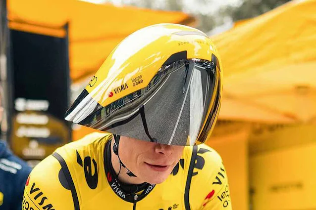 Le casque Giro Aerohead 2.0, porté par Jonas Vingegaard - via x.com @NeozOne