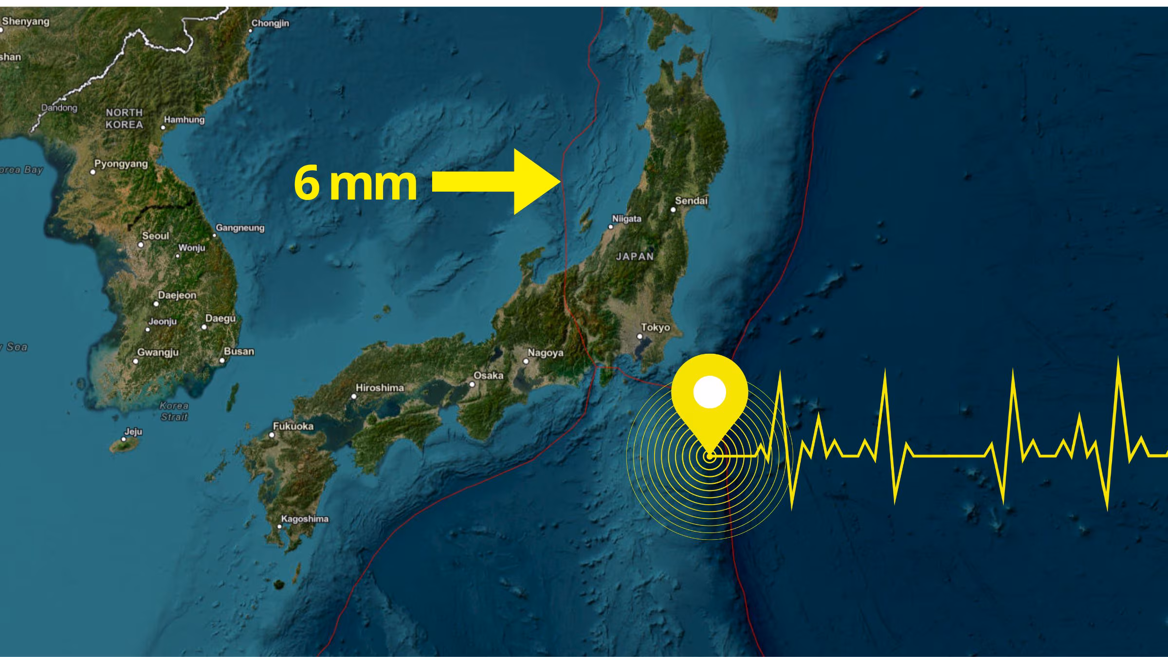 Le tremblement de terre de 2011 a déplacé l'ensemble du Japon de 6 mm vers l'est : une nouvelle étude en découvre la cause