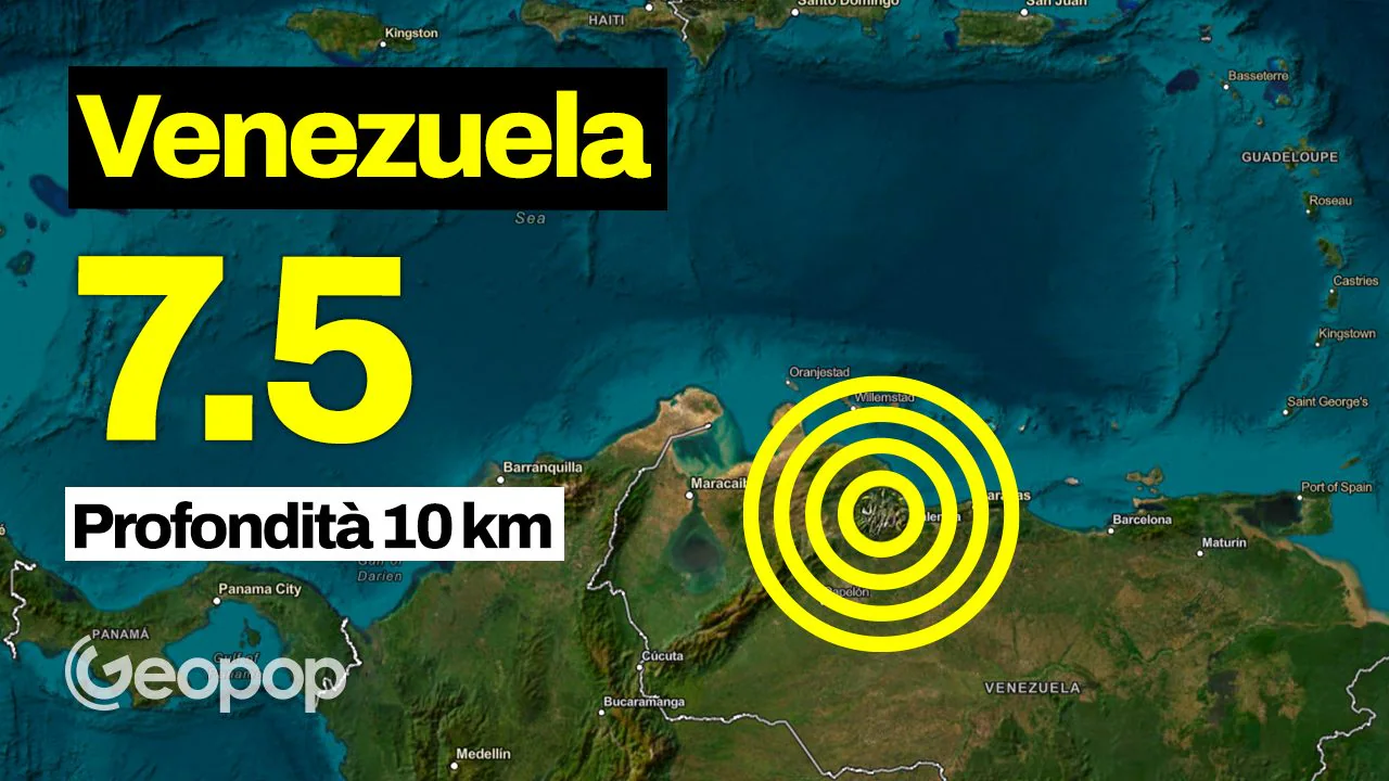 Ce qu'il y a sous le Venezuela, le contexte géologique derrière le double séisme de M 7,2 et 7,5