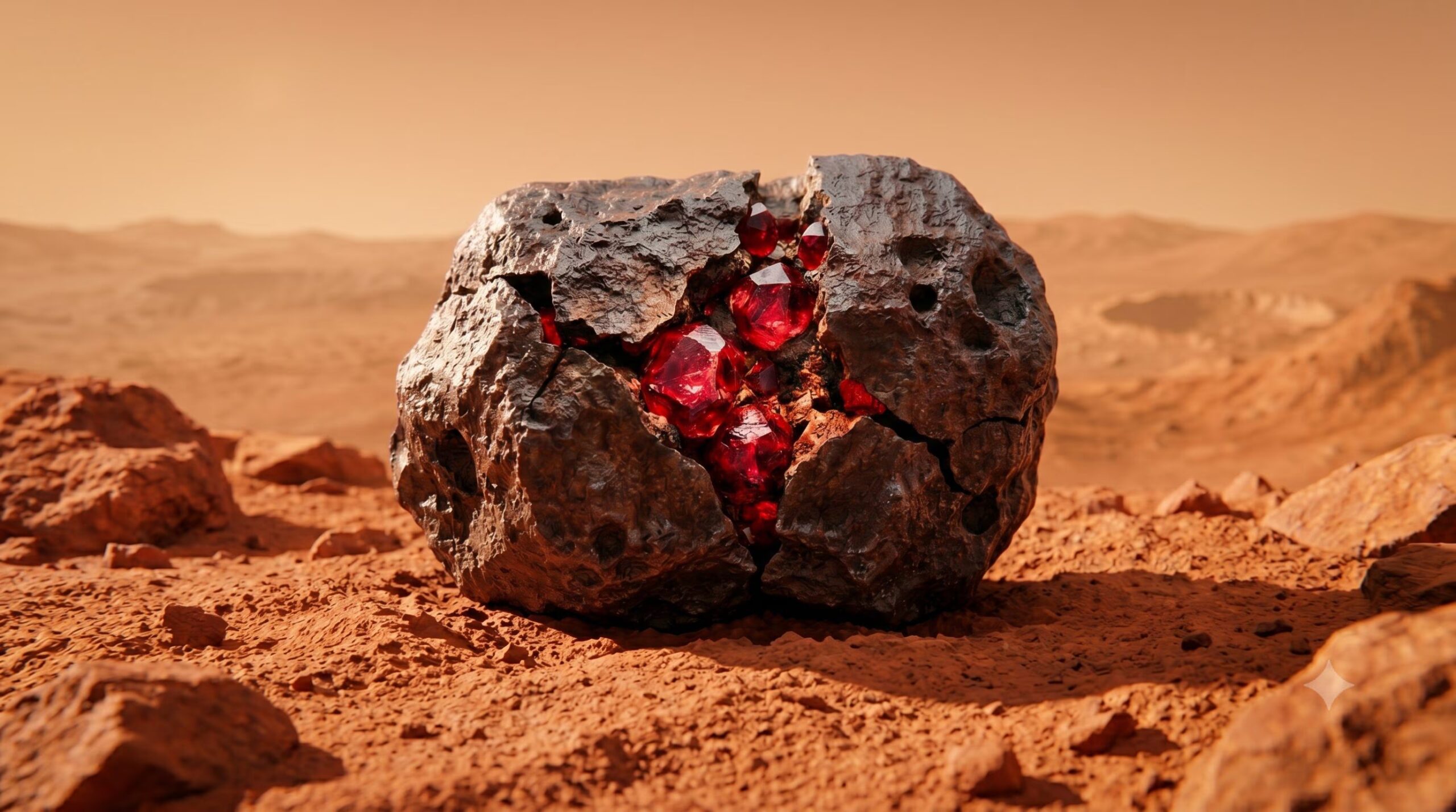 Nouveau minéral découvert sur Mars, le grenat révèle une nouvelle pièce de l'histoire géologique de la Planète
