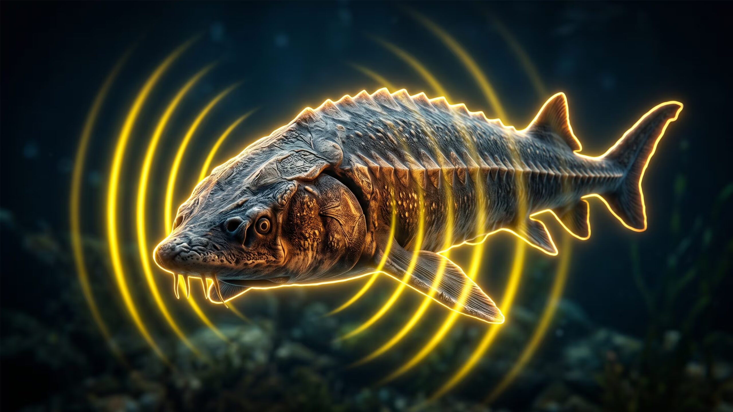Des sons semblables à du tonnerre émis par l'esturgeon poisson préhistorique ont été enregistrés pour la première fois