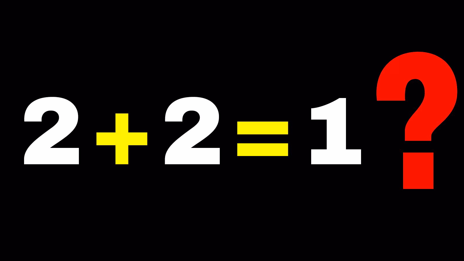 Parce que 2+2 ne fait pas toujours 4 : en arithmétique modulaire cela dépend du nombre pris en considération